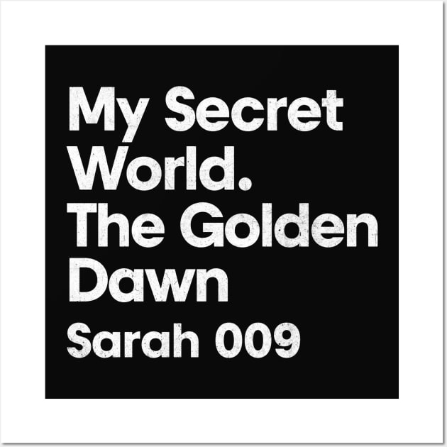 Sarah 009 - My Secret World - Minimalist Fan Design Wall Art by saudade